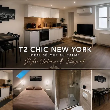 Apartamento T2 Chic Style New York Saint-Chéron